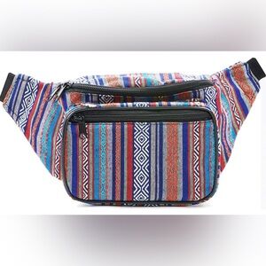 SoJourner Fanny Pack woven cotton tribal Polly bohemian style